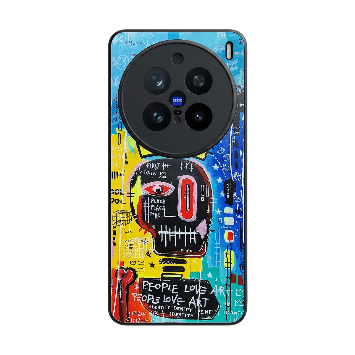 Royal Graffiti back phone cover | glass case for vivo x200 pro