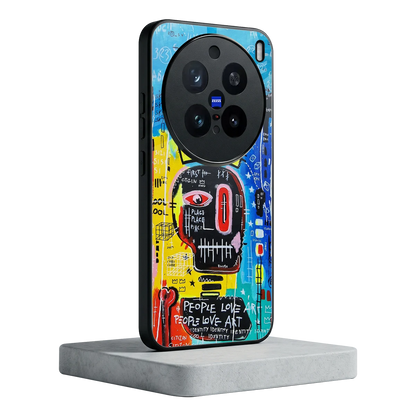 Royal Graffiti vivo x200 pro mobile cover | shockproof glass phone case