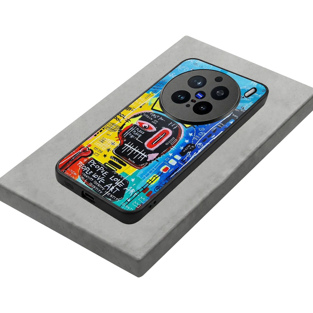 Royal Graffiti stylish phone case for vivo x200 pro | glossy glass and slim fit
