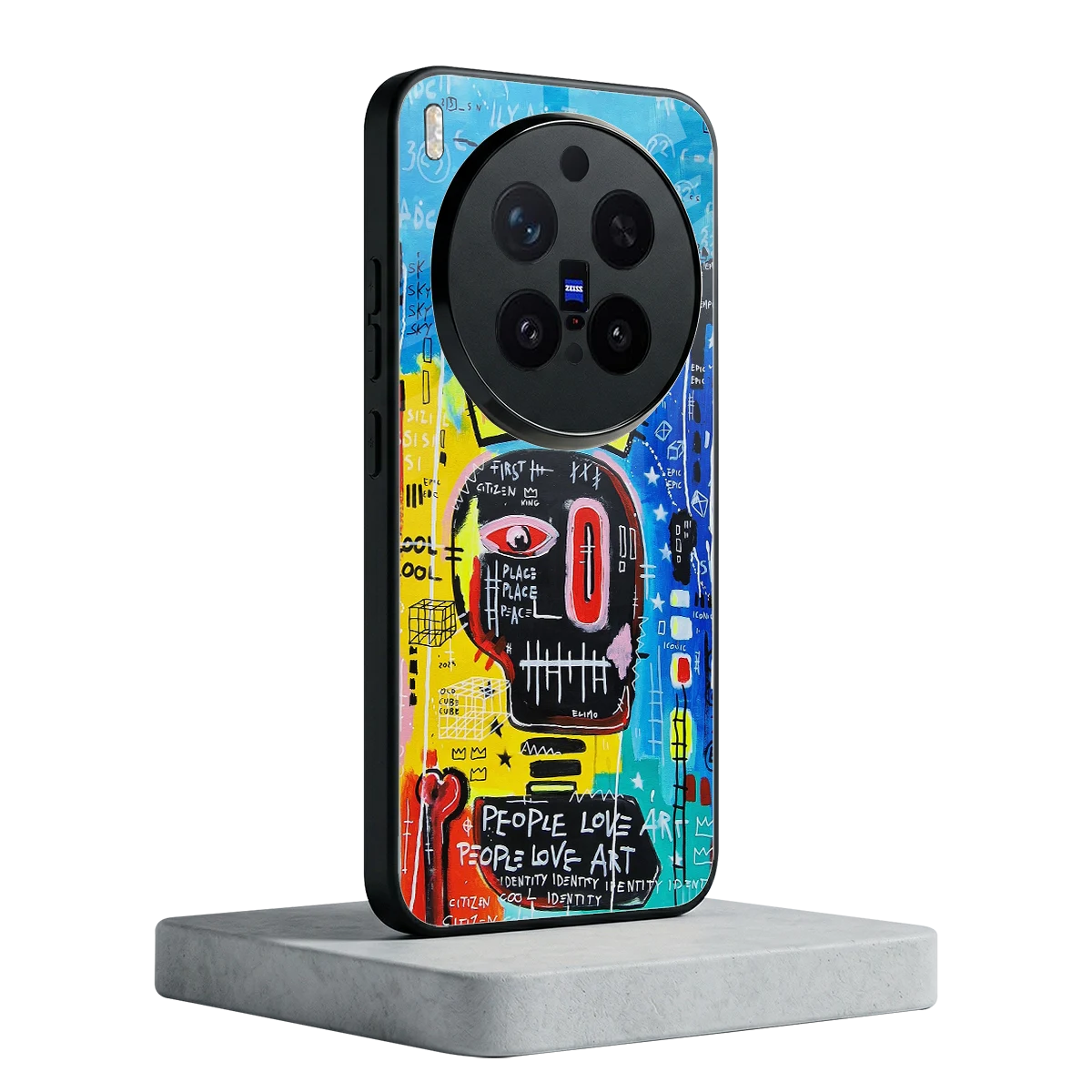 Royal Graffiti vivo x300 pro mobile cover | shockproof glass phone case