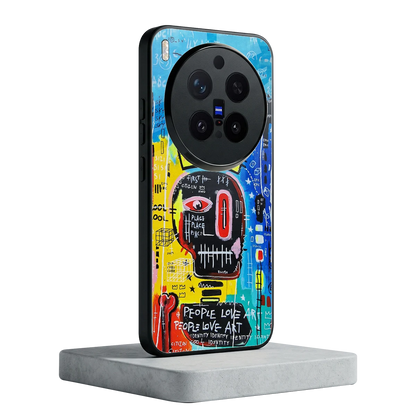 Royal Graffiti vivo x300 pro mobile cover | shockproof glass phone case