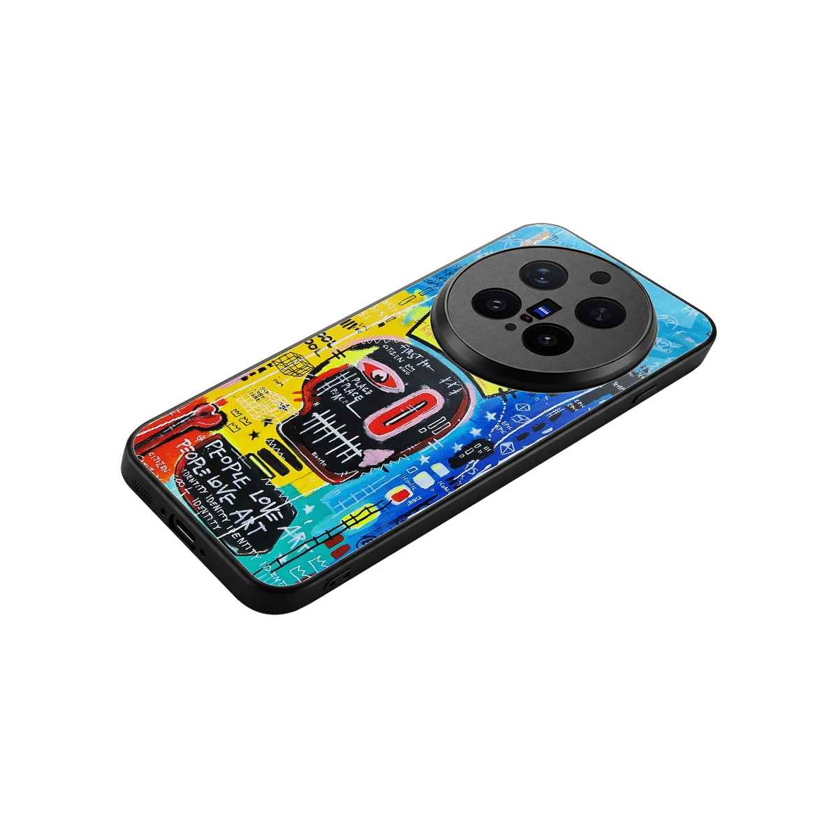 Royal Graffiti stylish phone case for vivo x300 pro | glossy glass and slim fit