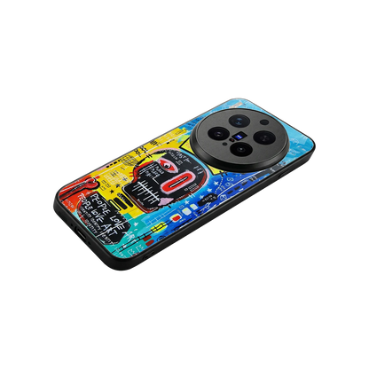 Royal Graffiti stylish phone case for vivo x300 pro | glossy glass and slim fit