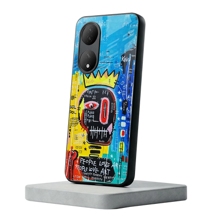 Royal Graffiti Vivo-y100 mobile cover | shockproof glass phone case