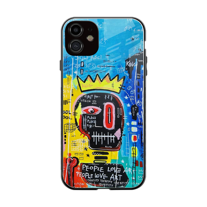 Royal Graffiti back phone cover | glass case for iphone 12