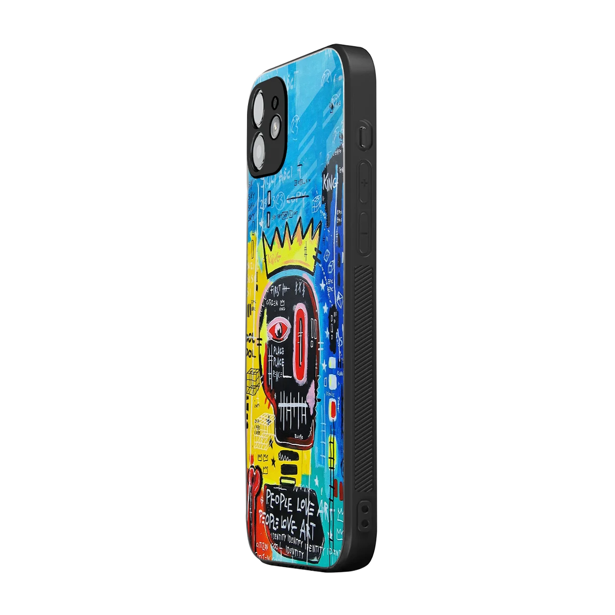 Royal Graffiti iphone 12 mobile cover | shockproof glass phone case