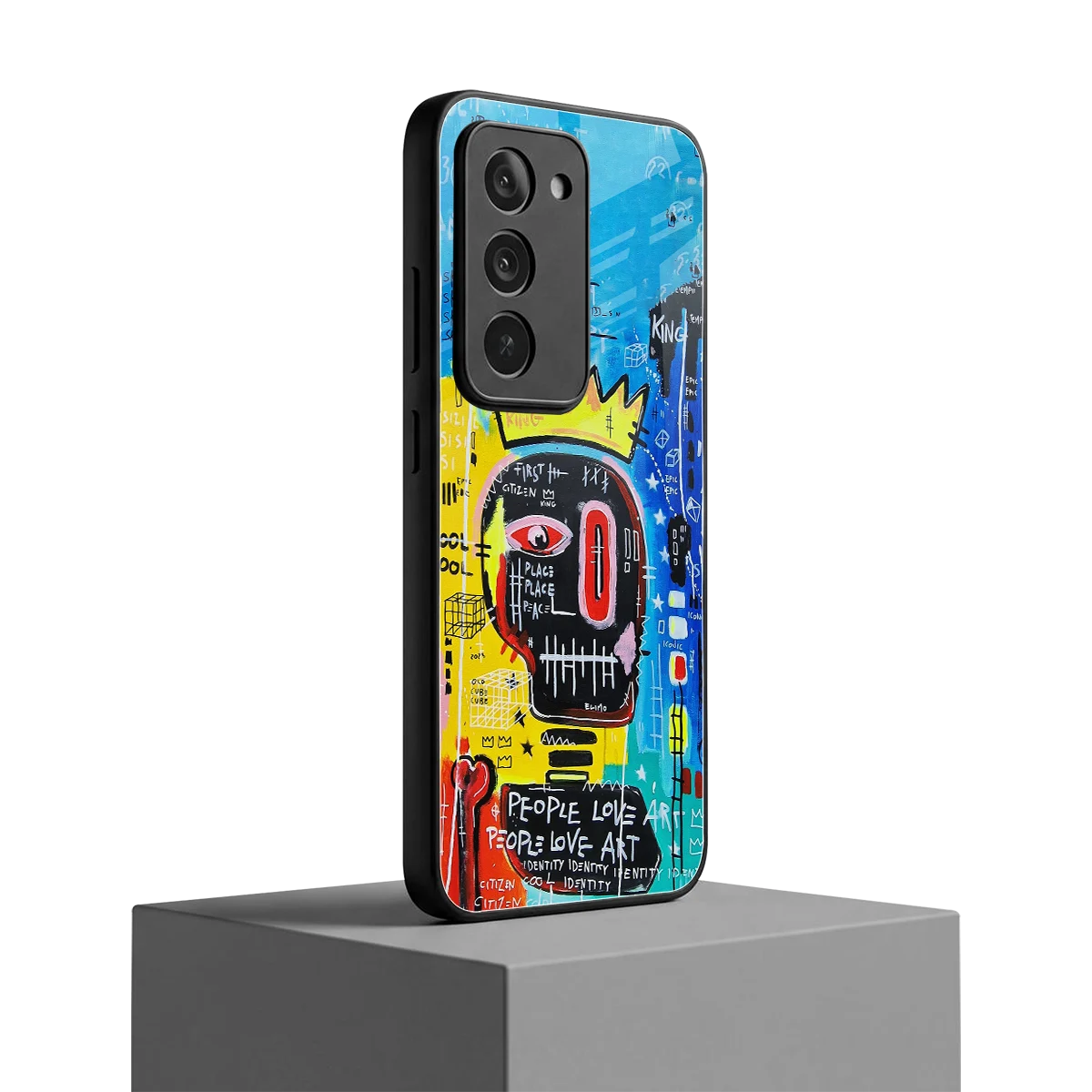 Royal Graffiti redmi 15 5g mobile cover | shockproof glass phone case