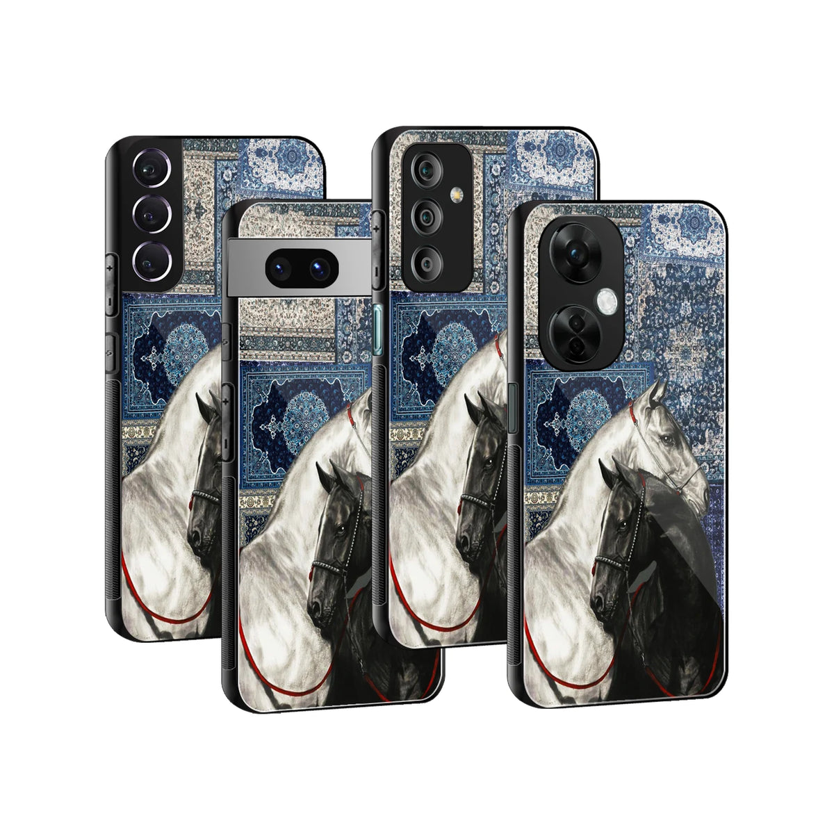 Stylish Glass Back Case for All Smartphones iPhone, Samsung, OnePlus, Pixel, Redmi, Oppo, Vivo, Motorola