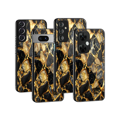 Stylish Glass Back Case for All Smartphones iPhone, Samsung, OnePlus, Pixel, Redmi, Oppo, Vivo, Motorola