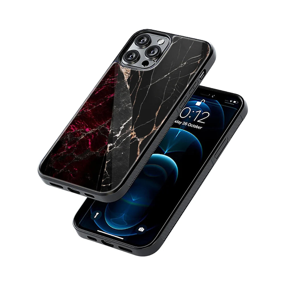 Protective Glass Back Phone Case Compatible with iPhone, Samsung, OnePlus, Pixel & More