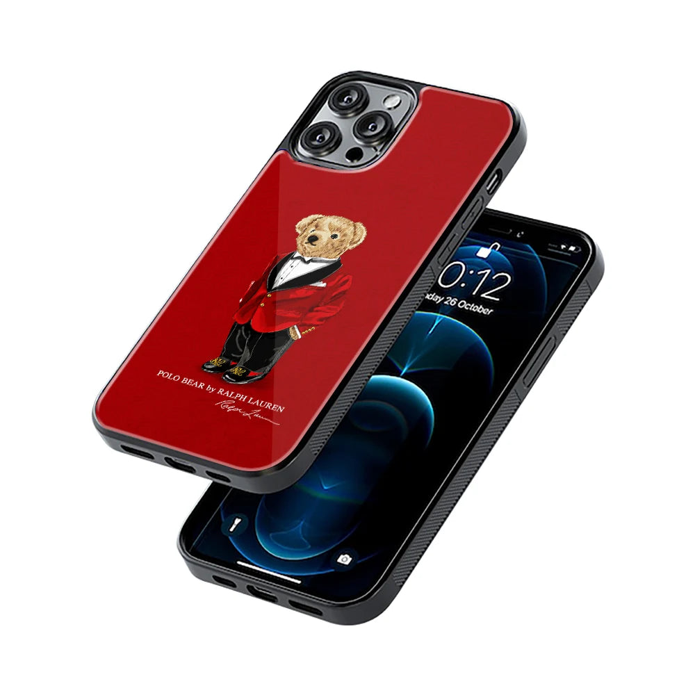 Protective Glass Back Phone Case Compatible with iPhone, Samsung, OnePlus, Pixel & More