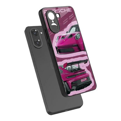 Ruby Star sleek oneplus nord ce5 5g cover with tempered glass back and TPU edges