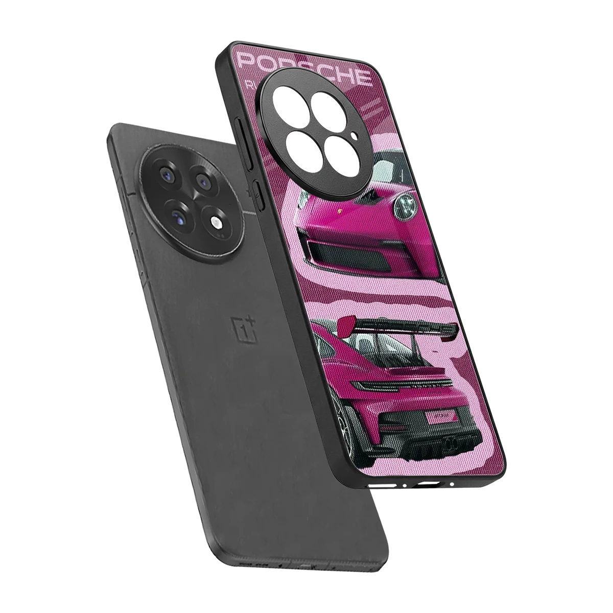 Ruby Star sleek oneplus 13 cover with tempered glass back and TPU edges