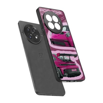 Ruby Star sleek oneplus 13 cover with tempered glass back and TPU edges