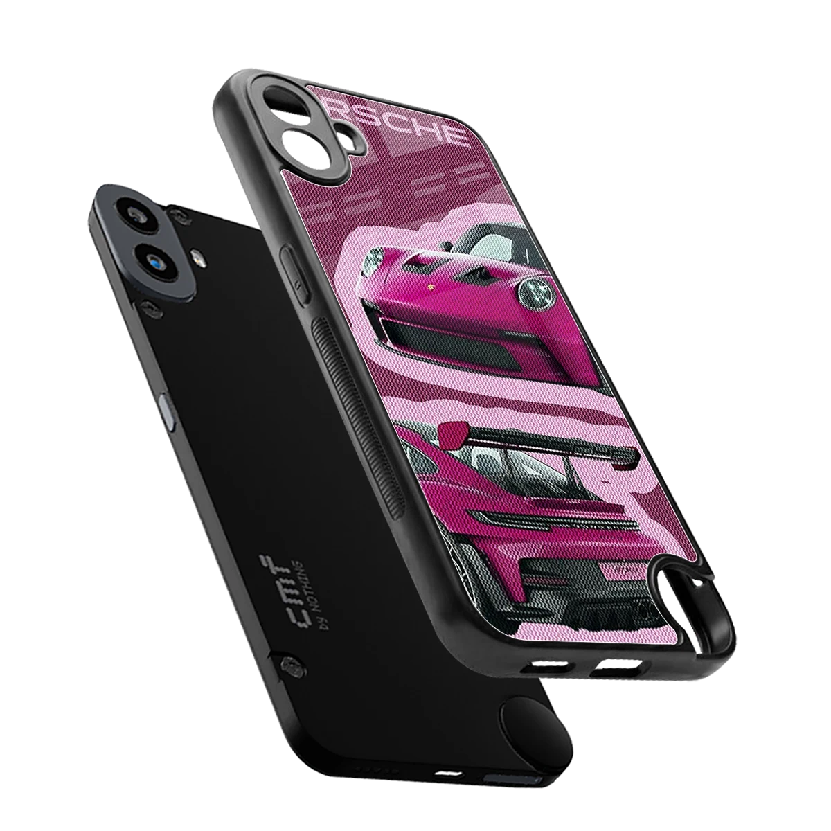 Ruby Star sleek cmf nothing phone 1 cover with tempered glass back and TPU edges