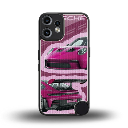 Ruby Star back phone cover | glass case for cmf nothing phone 2 pro