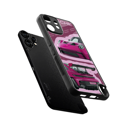 Ruby Star sleek cmf nothing phone 2 pro cover with tempered glass back and TPU edges