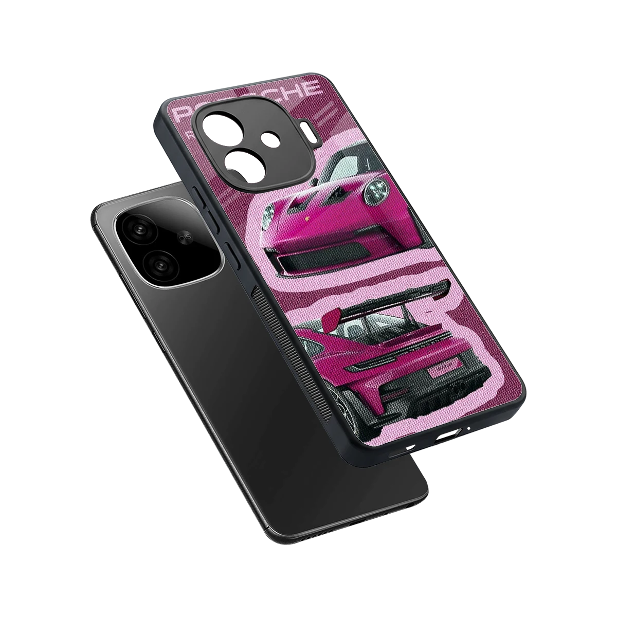 Ruby Star sleek iqoo neo 10r 5g cover with tempered glass back and TPU edges