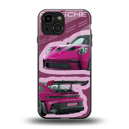 Ruby Star back phone cover | glass case for iphone 12 mini
