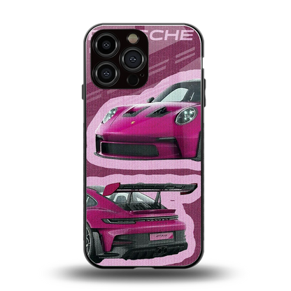 Ruby Star back phone cover | glass case for iphone 15 pro max