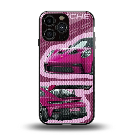 Ruby Star back phone cover | glass case for iphone 16 pro max