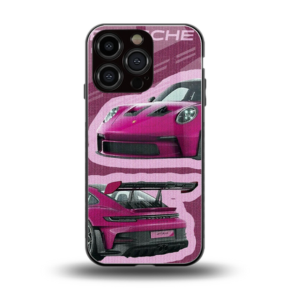 Ruby Star back phone cover | glass case for iphone 16 pro