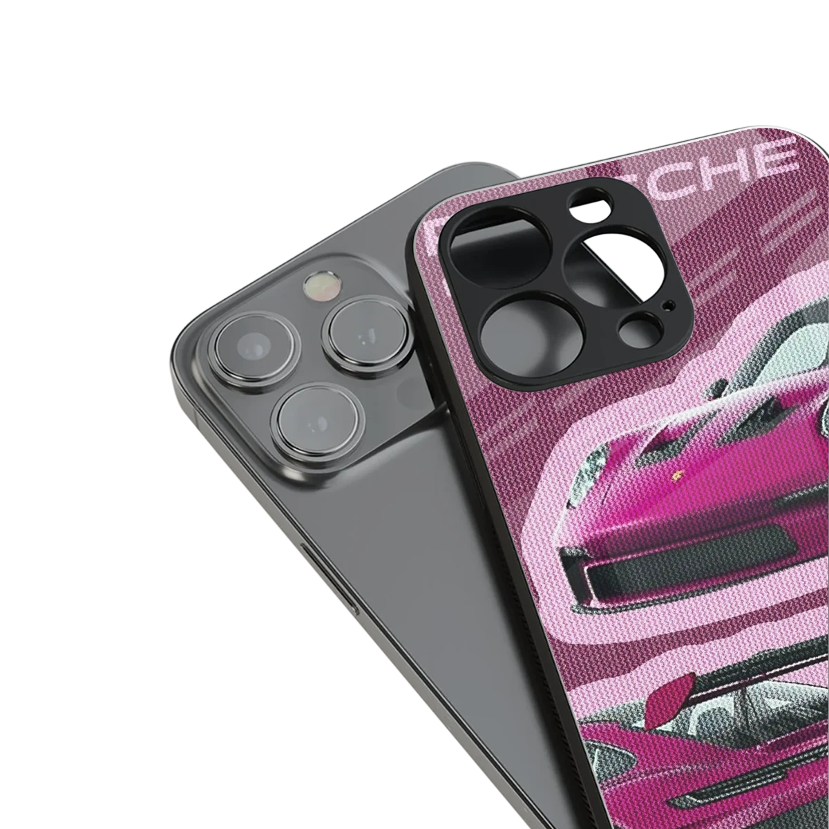 Ruby Star stylish phone case for iphone 16 pro | glossy glass and slim fit