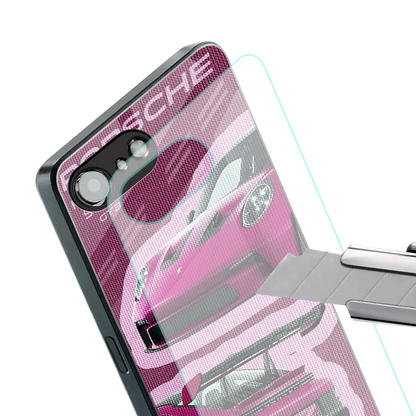 Ruby Star stylish phone case for iphone 17e | glossy glass and slim fit