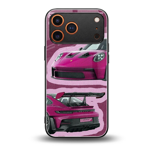 Ruby Star back phone cover | glass case for iphone 17 pro max