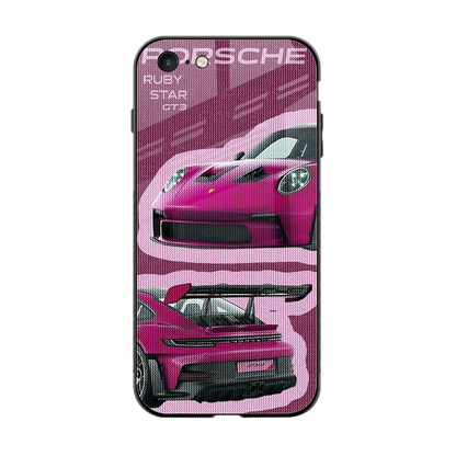 Ruby Star back phone cover | glass case for iphone 6s plus