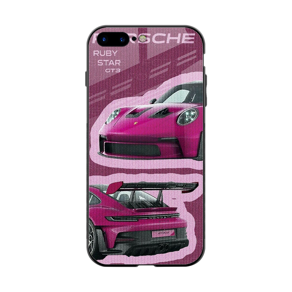 Ruby Star back phone cover | glass case for iphone 8 plus