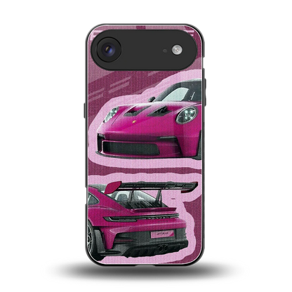 Ruby Star back phone cover | glass case for iphone air