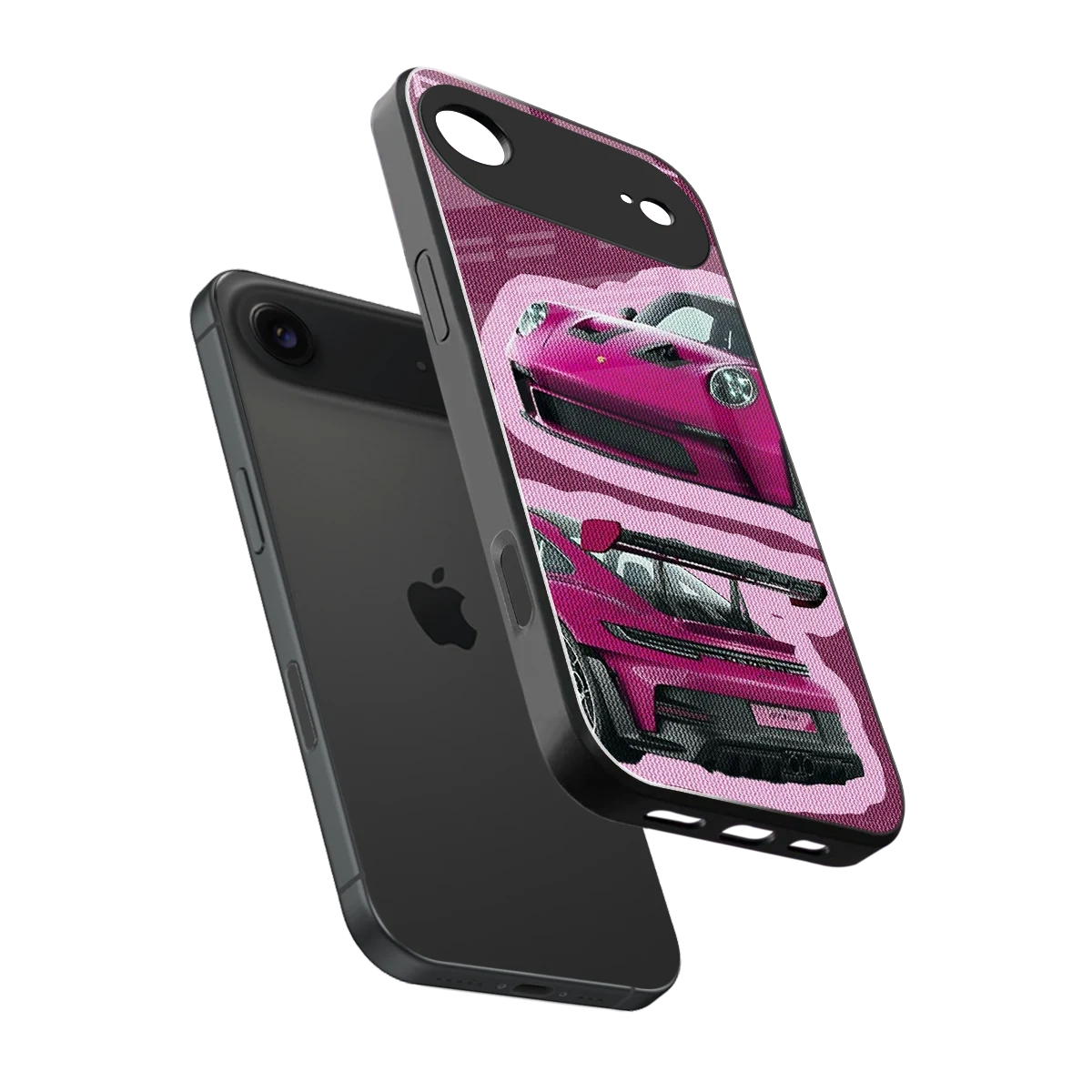 Ruby Star sleek iphone air cover with tempered glass back and TPU edges