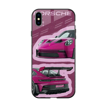 Ruby Star back phone cover | glass case for iphone xs max