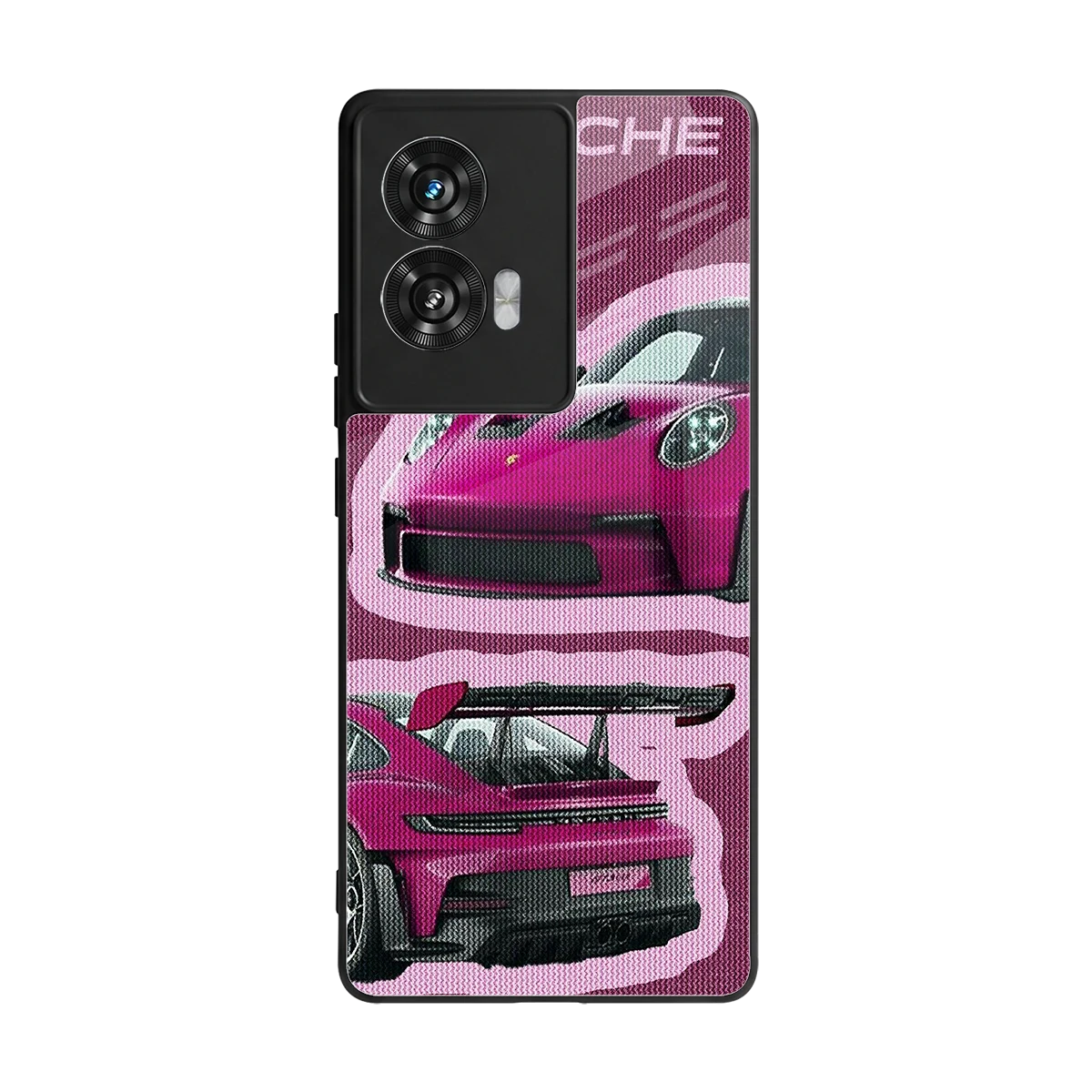Ruby Star back phone cover | glass case for motorola edge 50 fusion