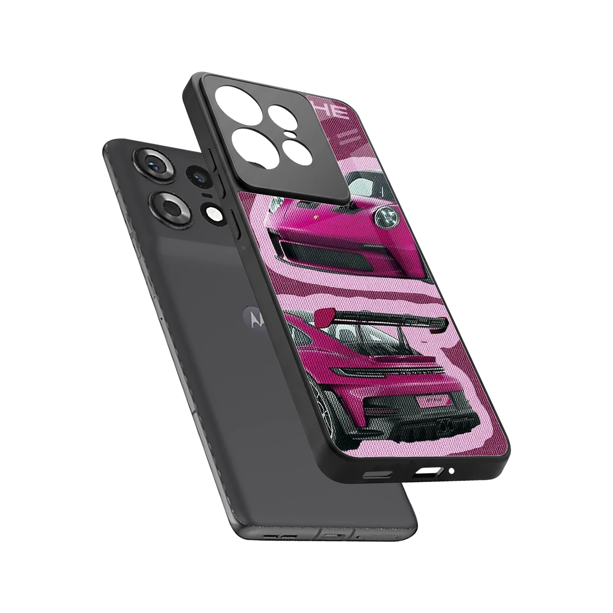 Ruby Star sleek motorola edge 50 pro cover with tempered glass back and TPU edges