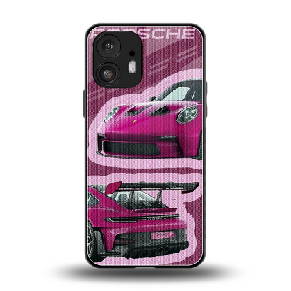 Ruby Star back phone cover | glass case for nothing phone 2