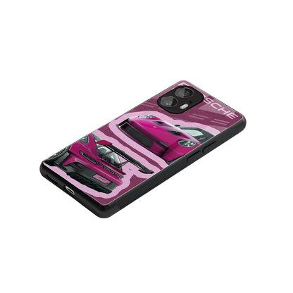 Ruby Star stylish phone case for nothing phone 2 | glossy glass and slim fit