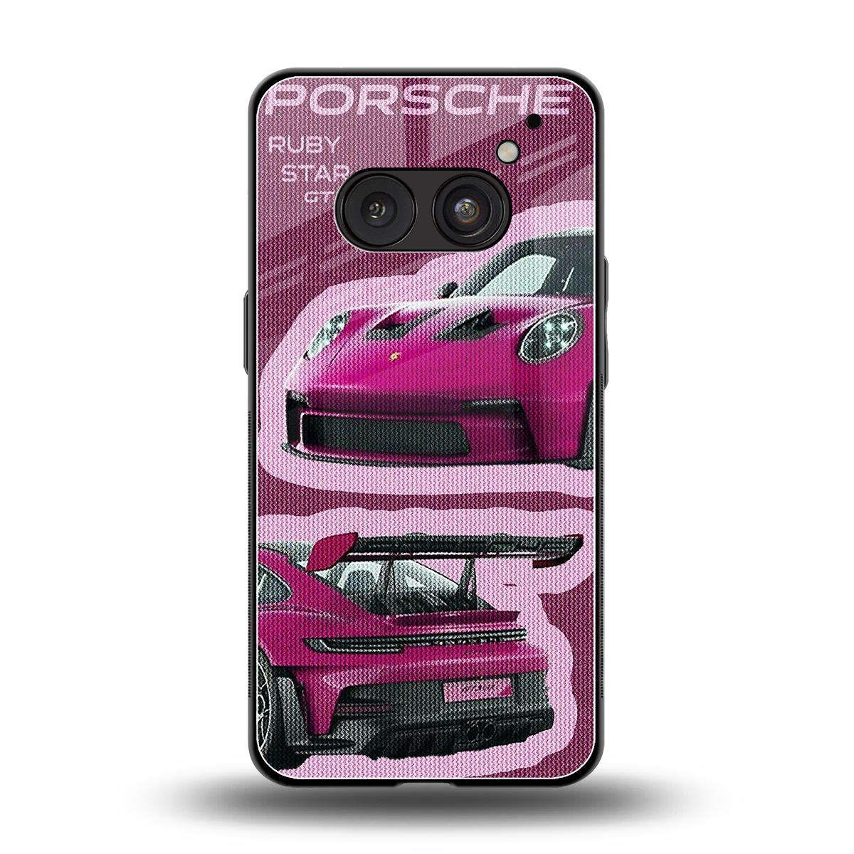 Ruby Star back phone cover | glass case for nothing phone 2a plus