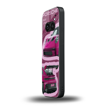 Ruby Star nothing phone 2a mobile cover | shockproof glass phone case