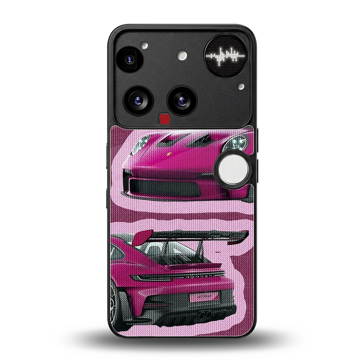 Ruby Star back phone cover | glass case for nothing phone 3
