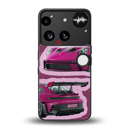 Ruby Star back phone cover | glass case for nothing phone 3