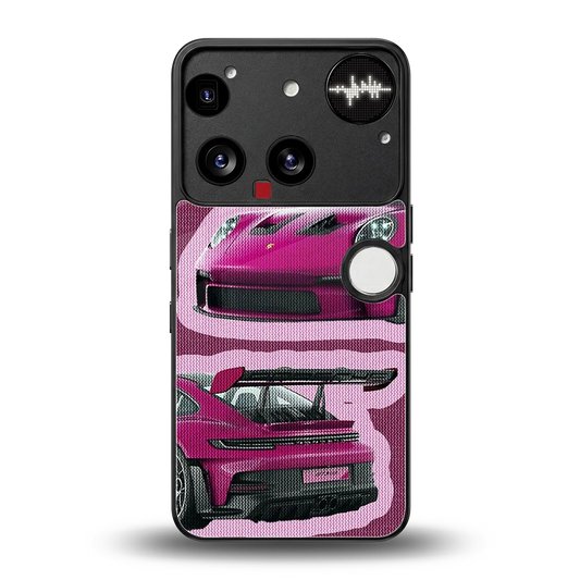 Ruby Star back phone cover | glass case for nothing phone 3
