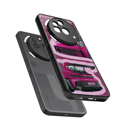 Ruby Star sleek nothing phone 3a pro cover with tempered glass back and TPU edges