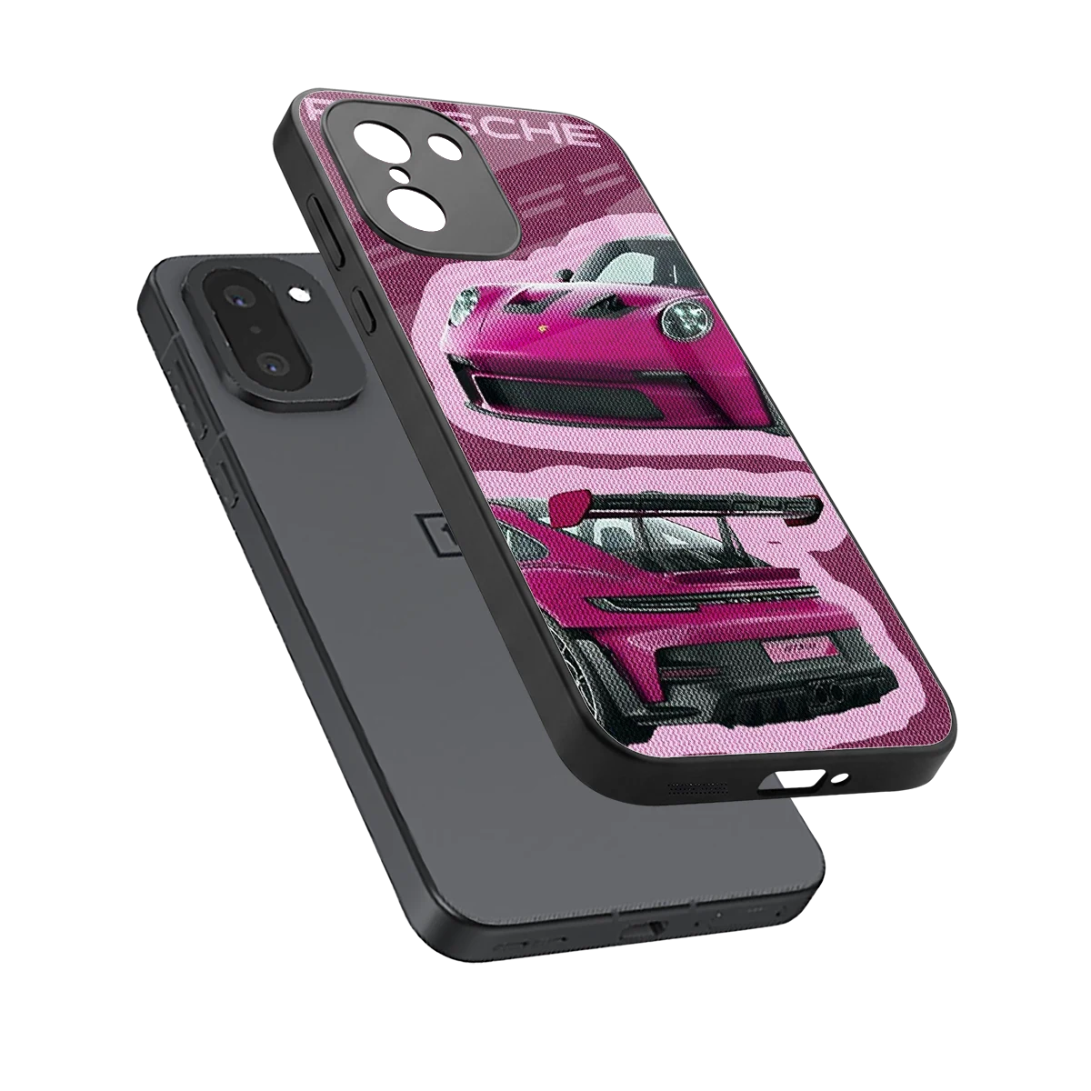 Ruby Star sleek oneplus 15r cover with tempered glass back and TPU edges