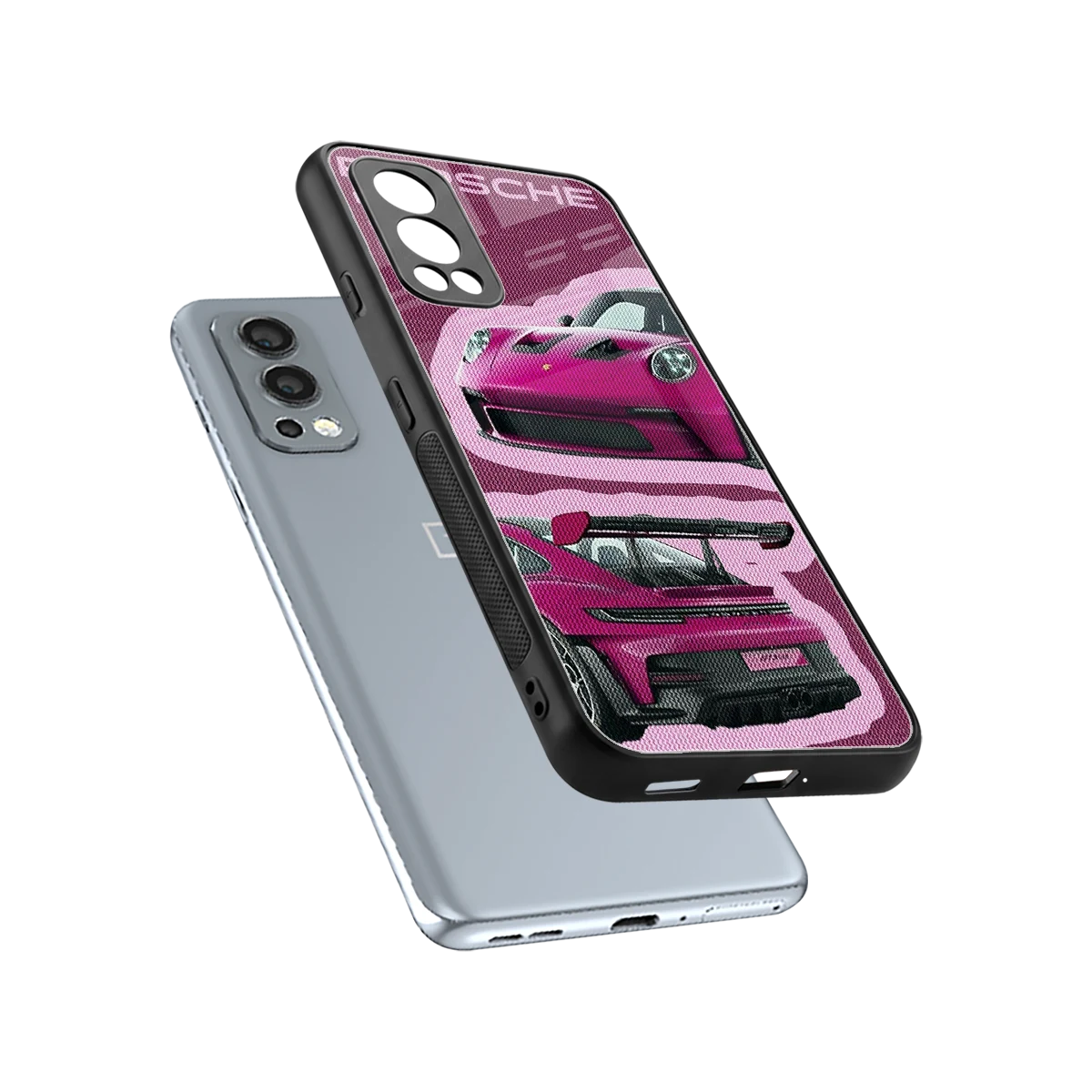 Ruby Star sleek oneplus nord 2 cover with tempered glass back and TPU edges