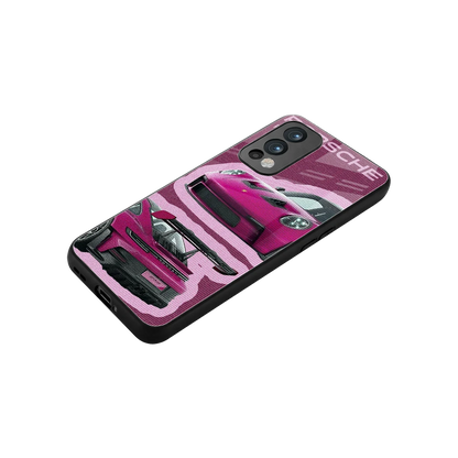 Ruby Star stylish phone case for oneplus nord 2 | glossy glass and slim fit
