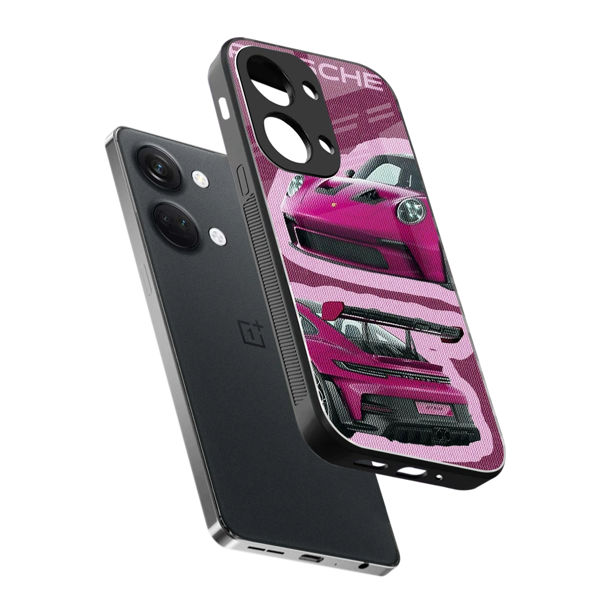 Ruby Star sleek oneplus nord 3 cover with tempered glass back and TPU edges