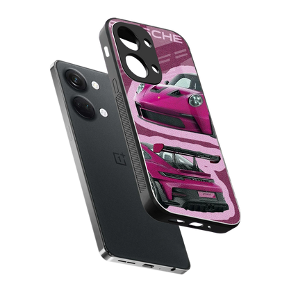 Ruby Star sleek oneplus nord 3 cover with tempered glass back and TPU edges