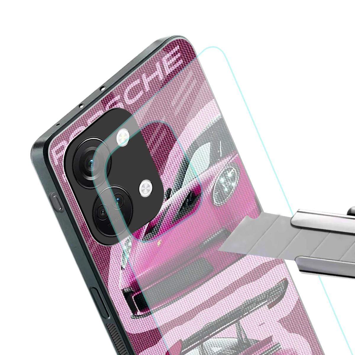 Ruby Star stylish phone case for oneplus nord 3 | glossy glass and slim fit